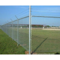 Custom 9 gauge galvanized/pvc coated chain link fence